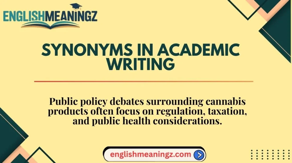 Synonyms in Academic Writing