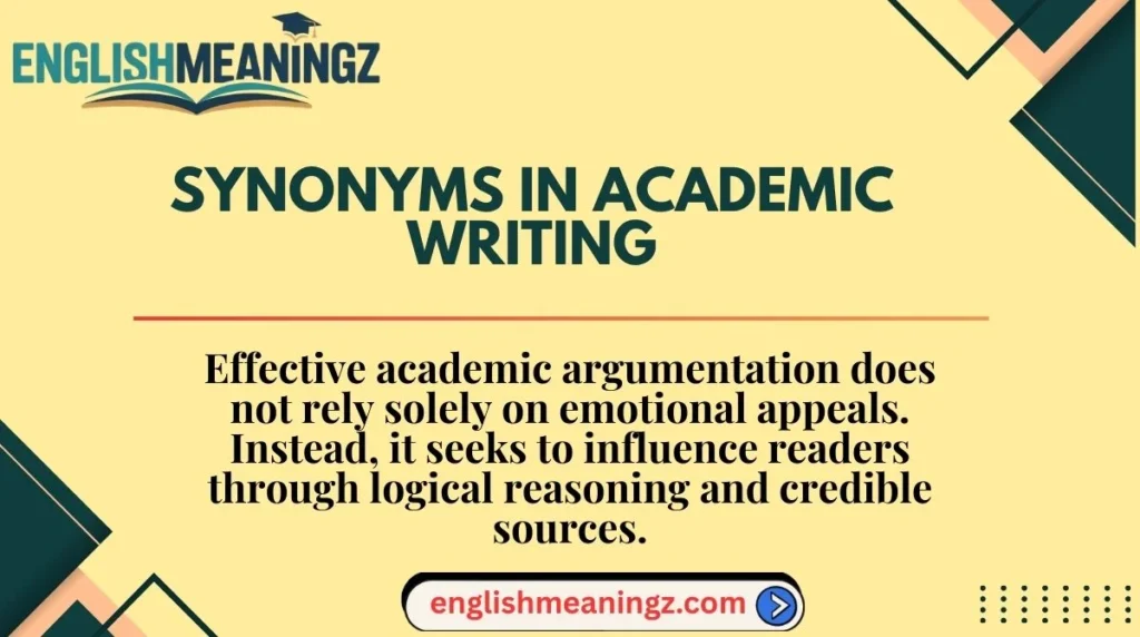 Synonyms in Academic Writing