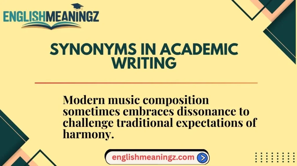 Synonyms in Academic Writing