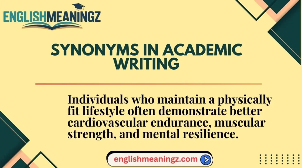 Synonyms in Academic Writing