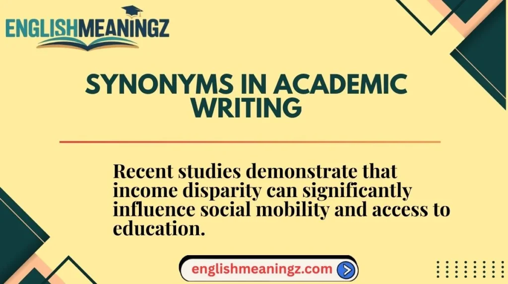 Synonyms in Academic Writing