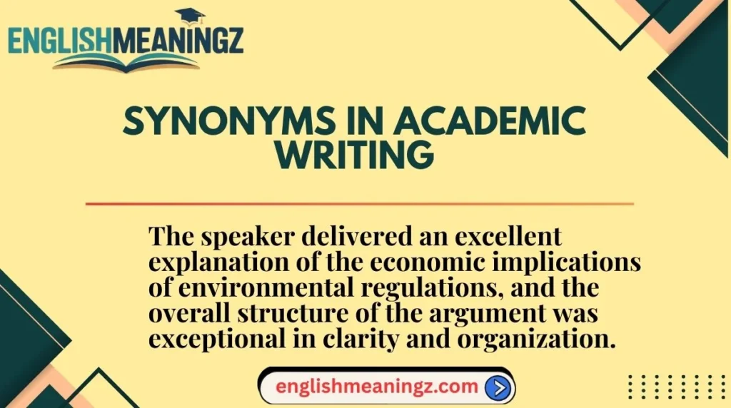 Synonyms in Academic Writing