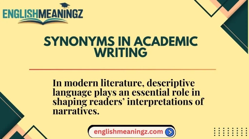 Synonyms in Academic Writing