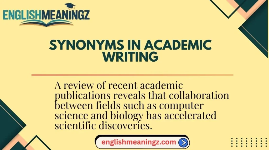 Synonyms in Academic Writing