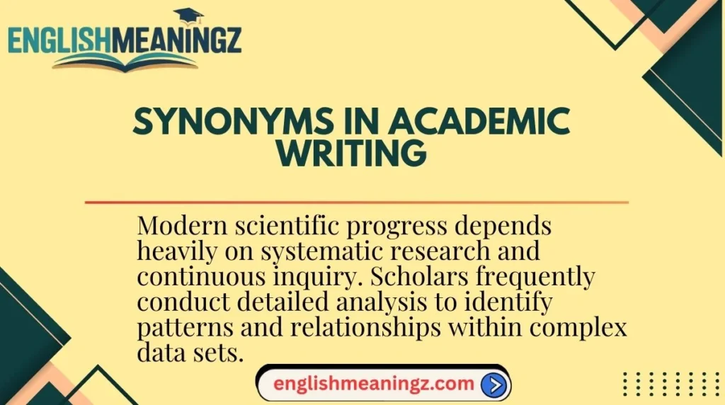Synonyms in Academic Writing