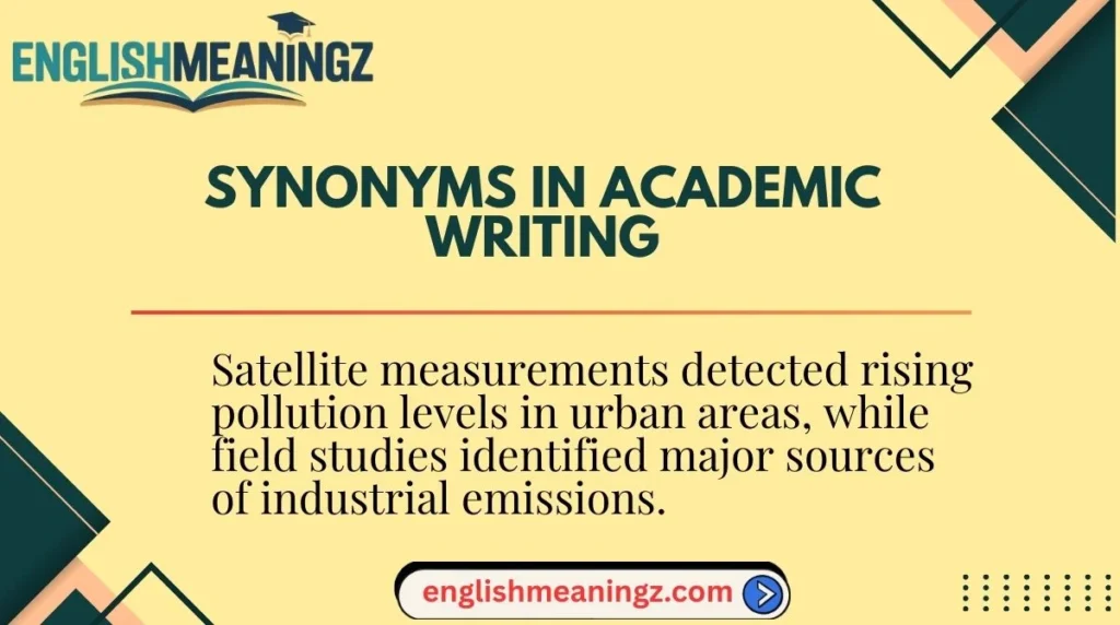 Synonyms in Academic Writing