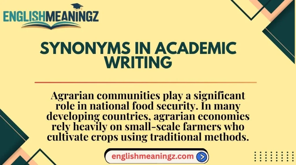 Synonyms in Academic Writing