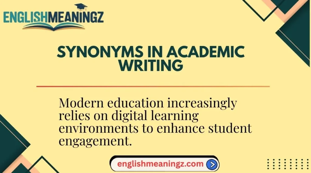 Synonyms in Academic Writing