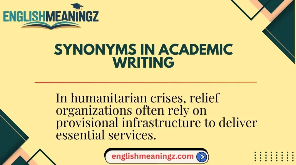 Synonyms in Academic Writing