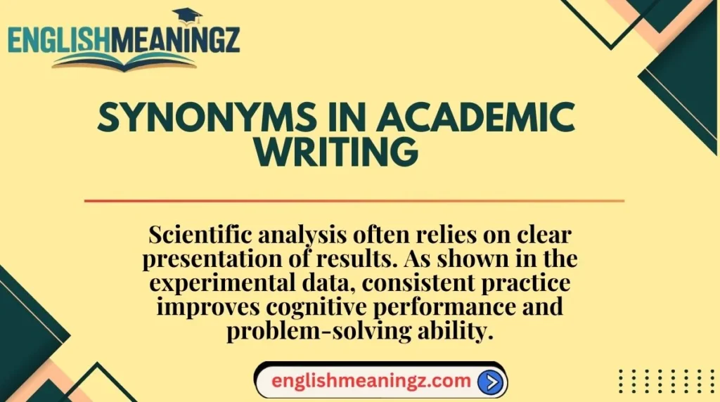 Synonyms in Academic Writing