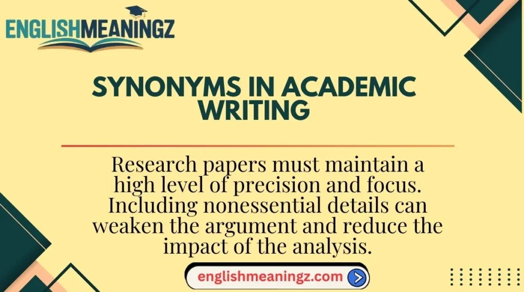 Synonyms in Academic Writing