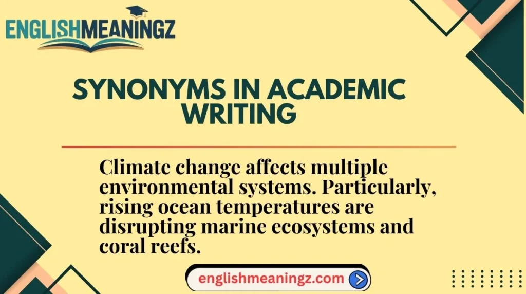 Synonyms in Academic Writing