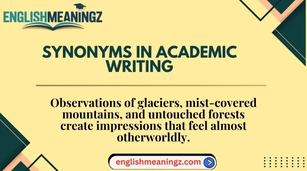 Synonyms in Academic Writing