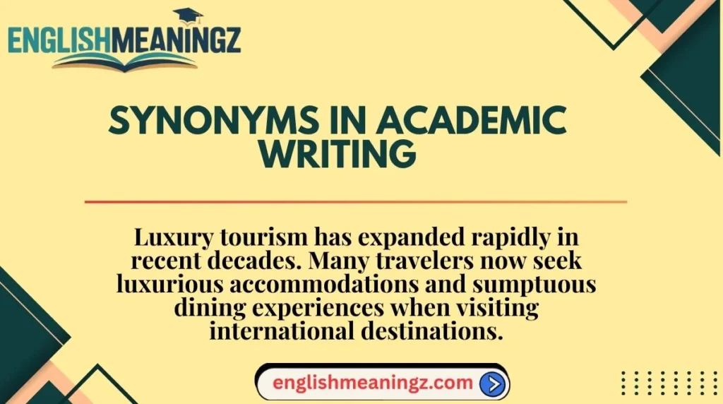 Synonyms in Academic Writing