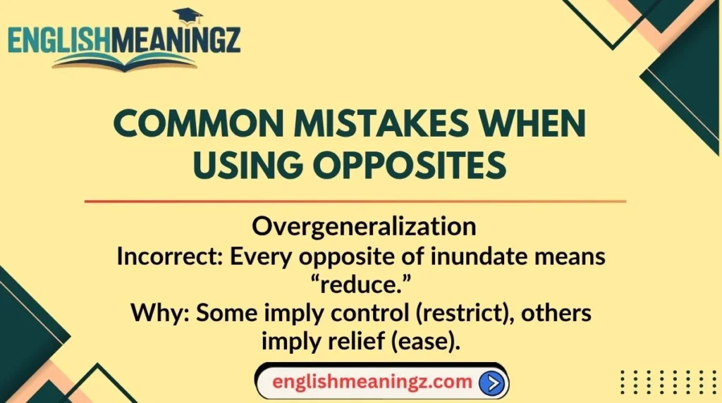 Common Mistakes When Using Opposites