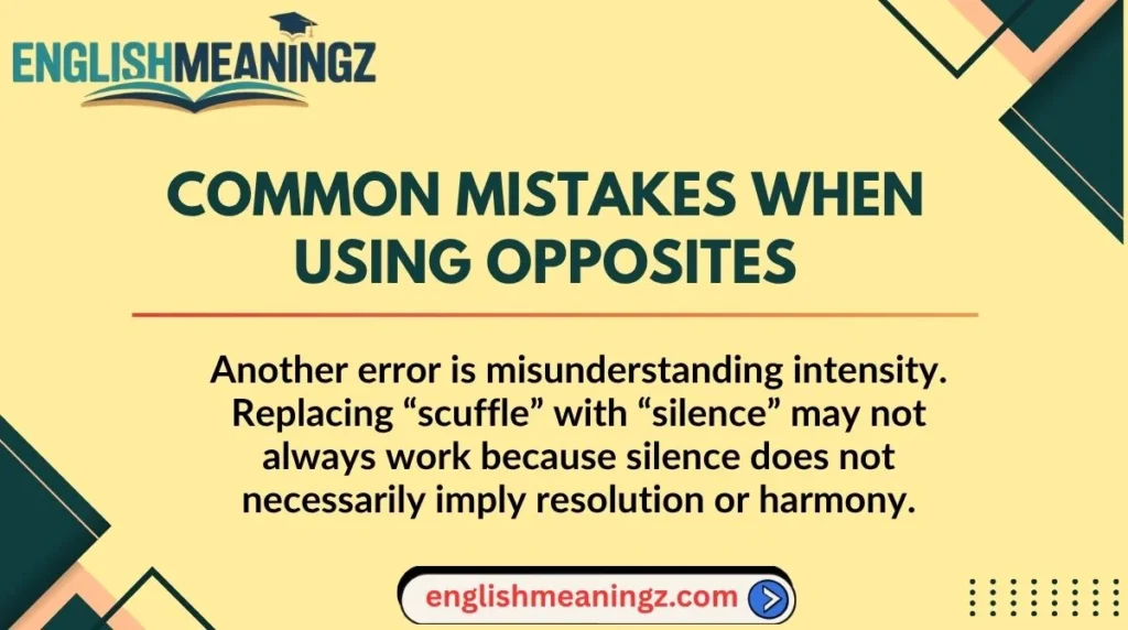 Common Mistakes When Using Opposites