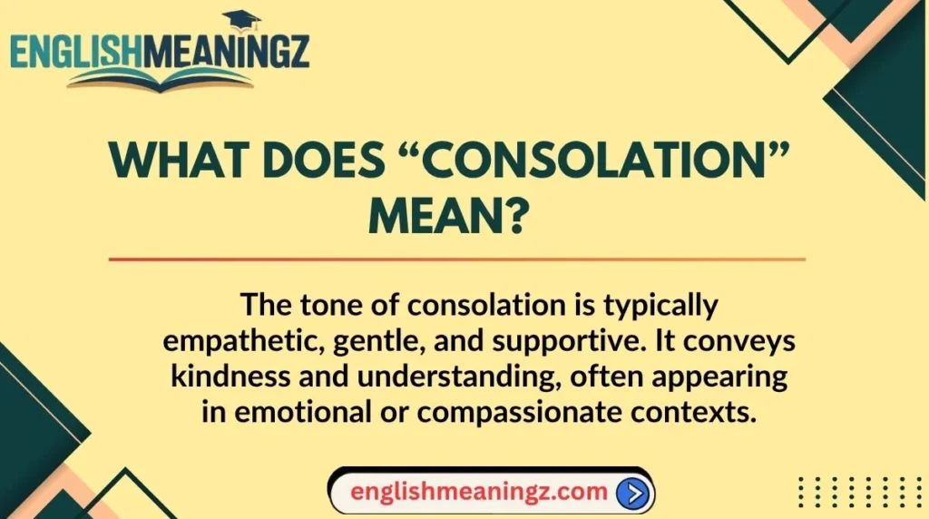What Does “Consolation” Mean?