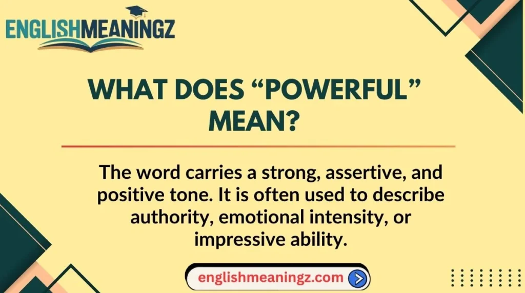 What Does “Powerful” Mean?