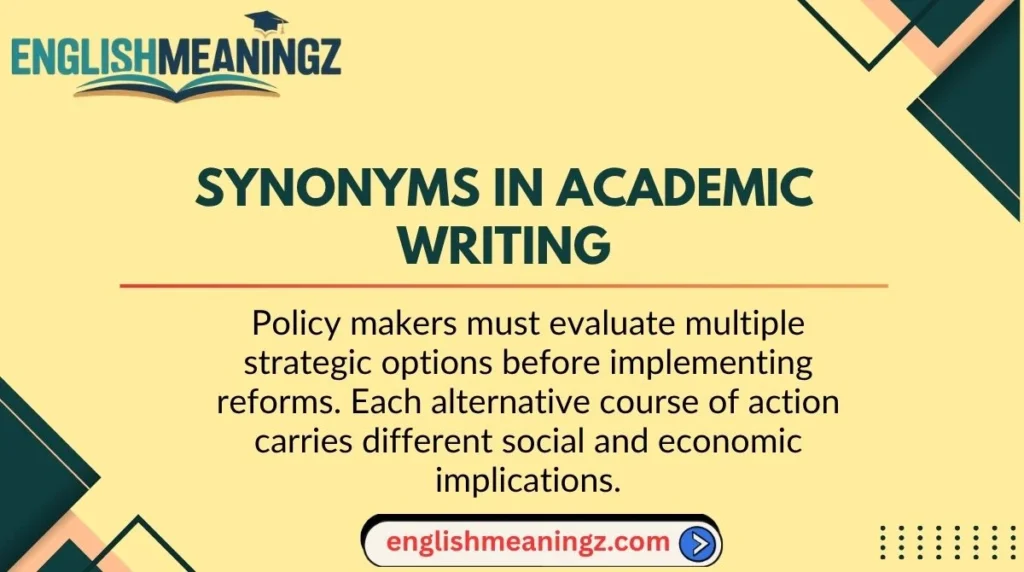 Synonyms in Academic Writing