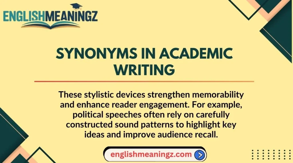 Synonyms in Academic Writing