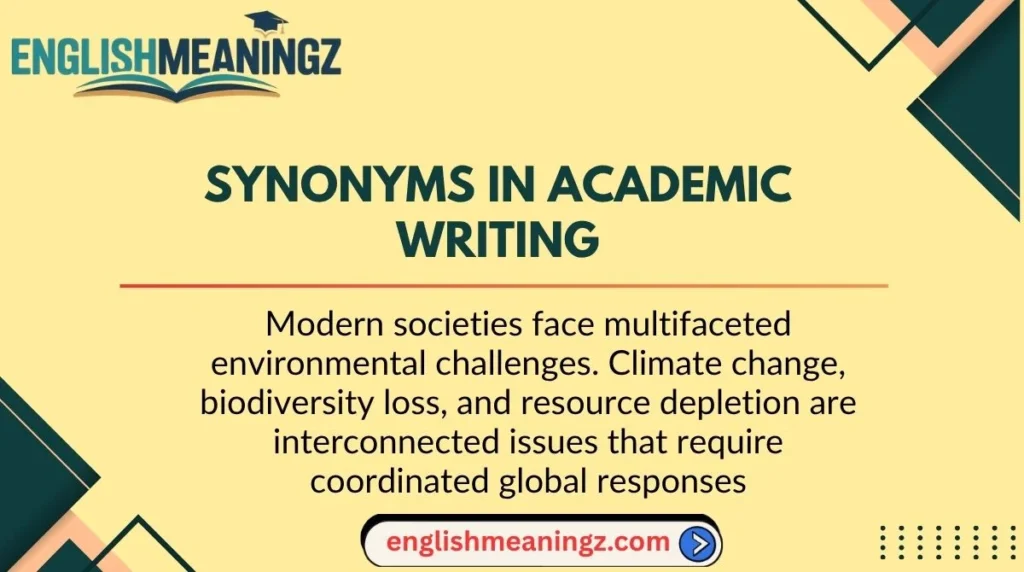 Synonyms in Academic Writing