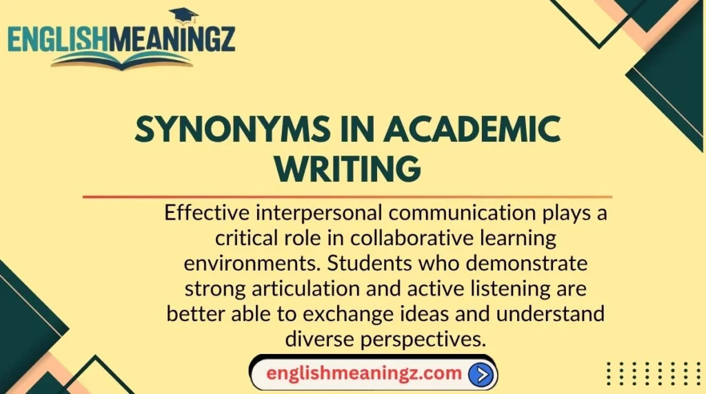 Synonyms in Academic Writing