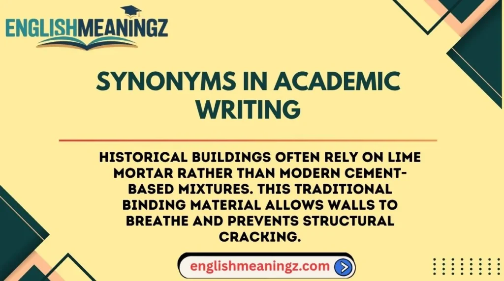 Synonyms in Academic Writing