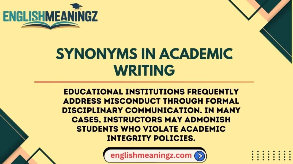 Synonyms in Academic Writing