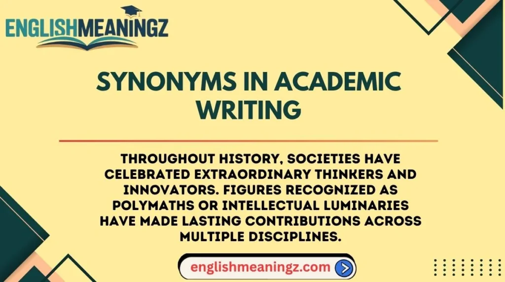 Synonyms in Academic Writing