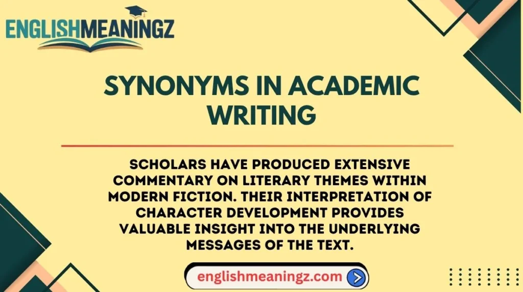 Synonyms in Academic Writing
