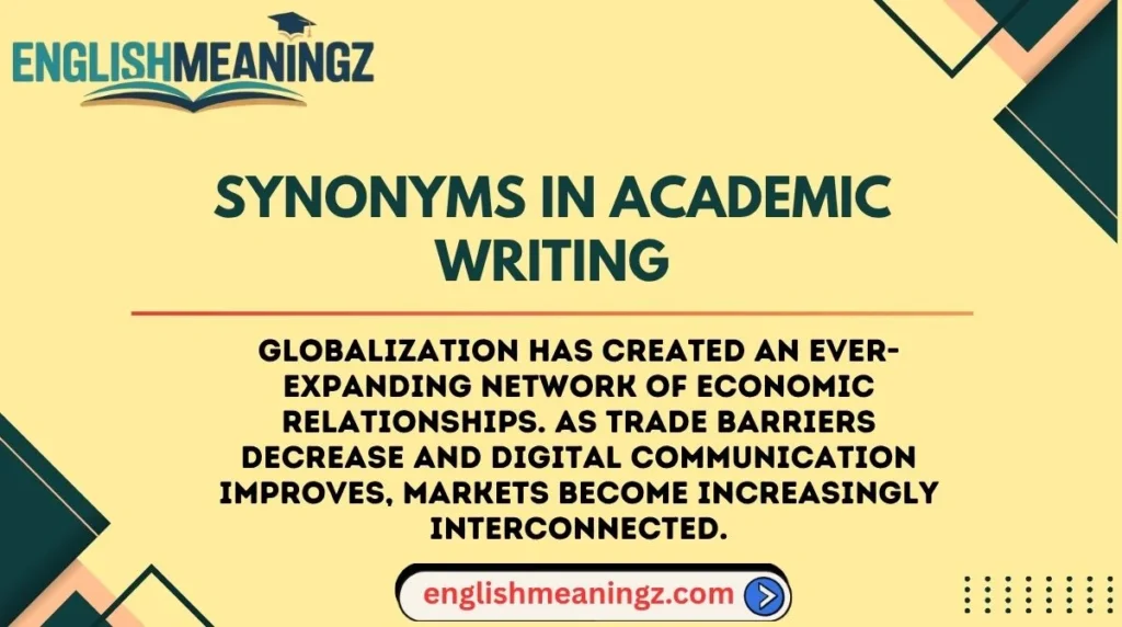 Synonyms in Academic Writing