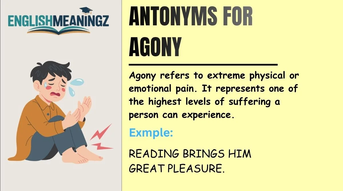 Antonyms for Agony