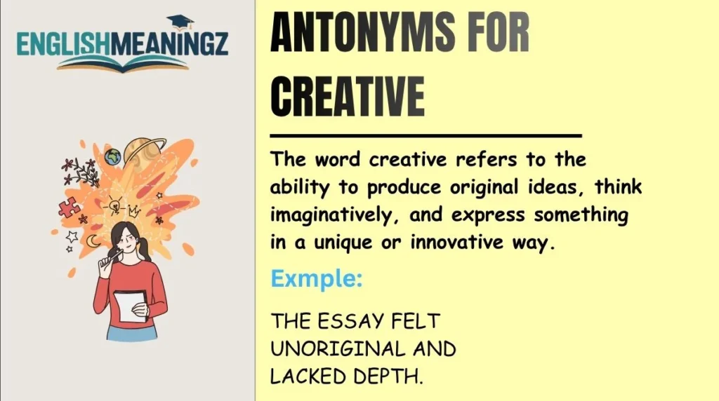 Antonyms for Creative
