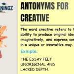 Antonyms for Creative