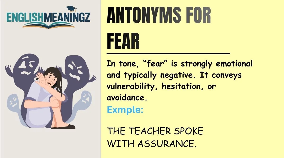 Antonyms for Fear