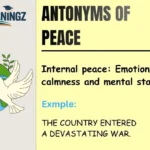 Antonyms of Peace