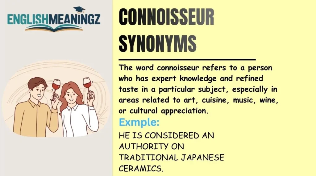 Connoisseur Synonyms