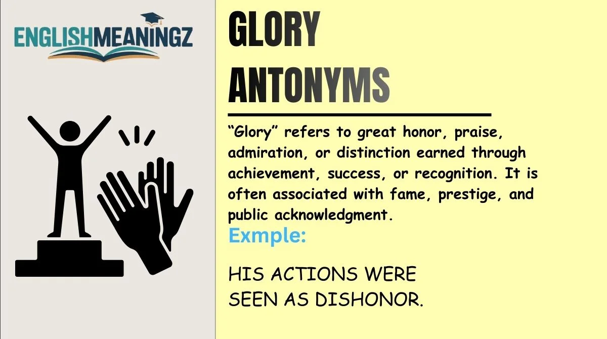 Glory Antonyms