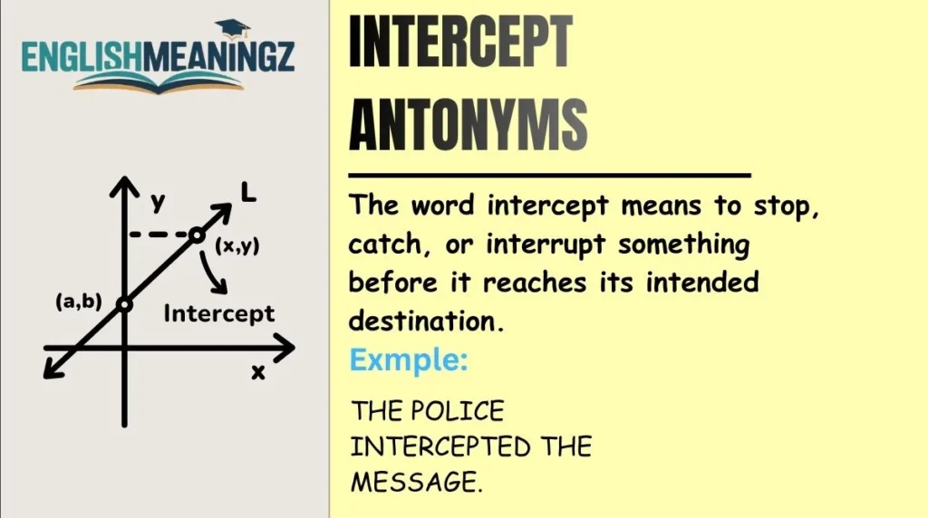Intercept Antonyms