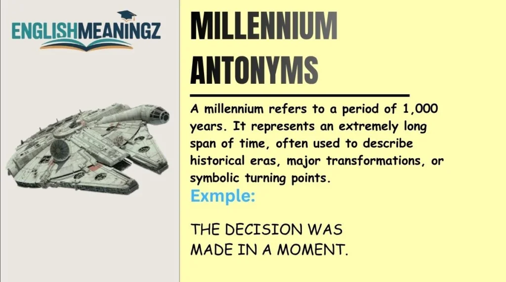 Millennium Antonyms