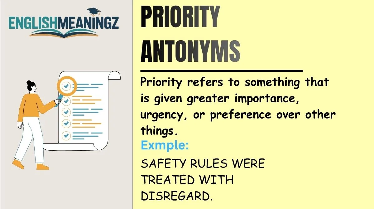 Priority Antonyms