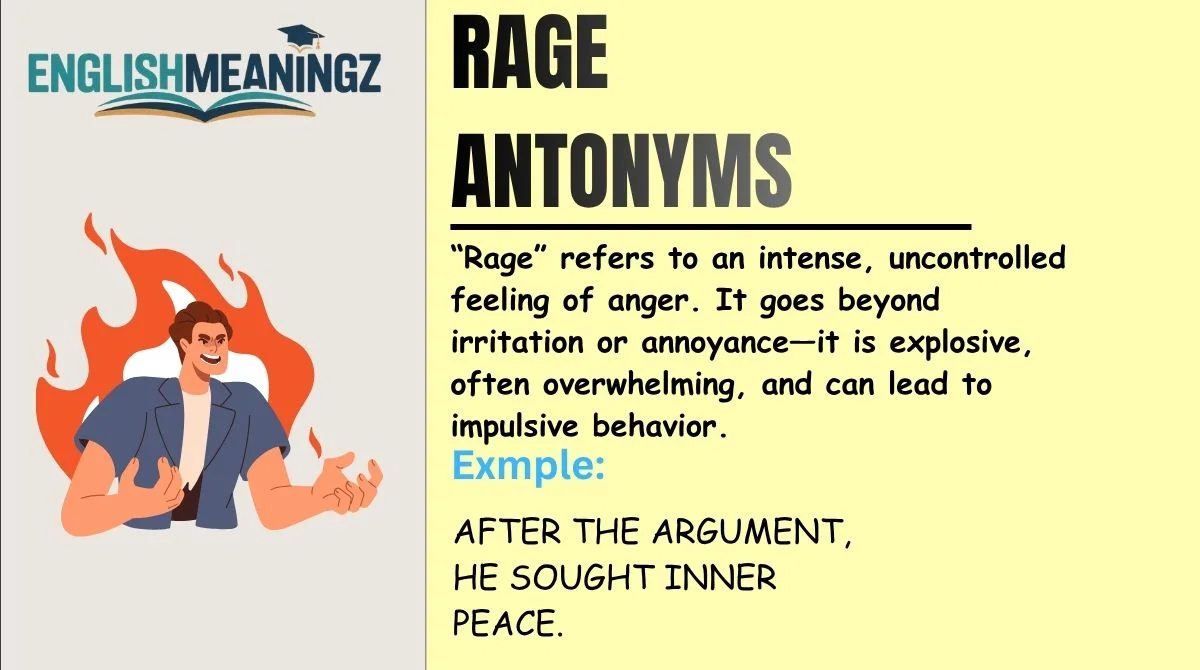 Rage Antonyms