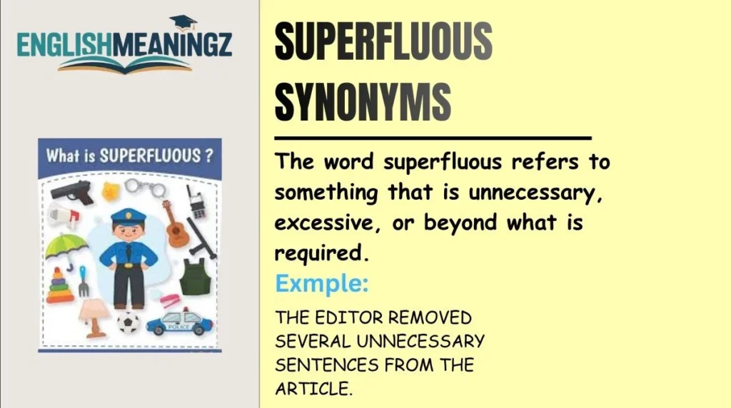 Superfluous Synonyms