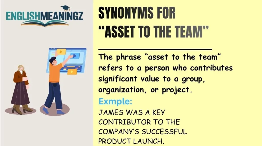 Synonyms for “Asset to the Team”
