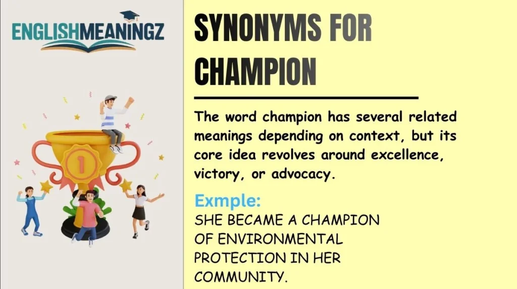 Synonyms for Champion