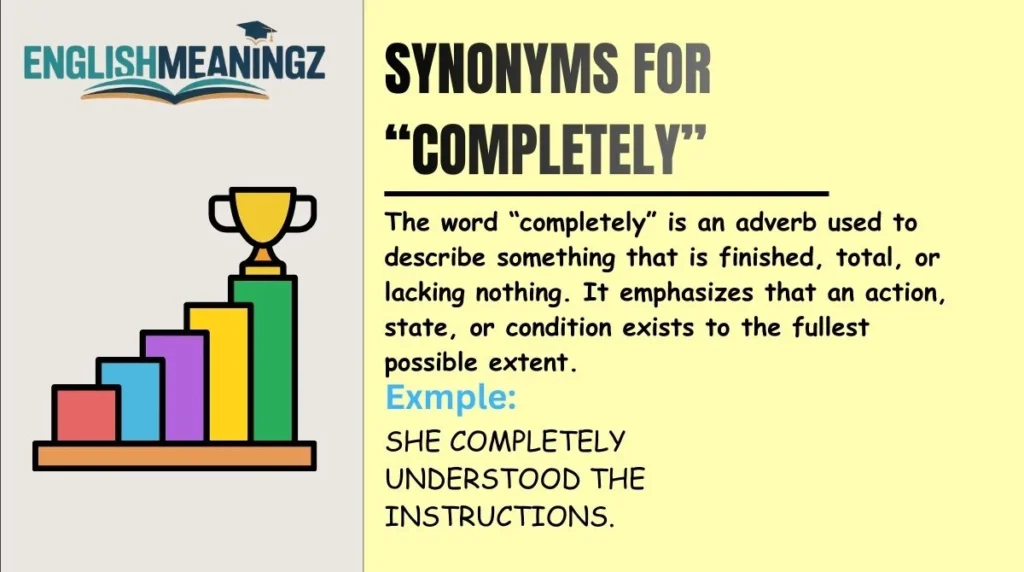 Synonyms for “Completely”
