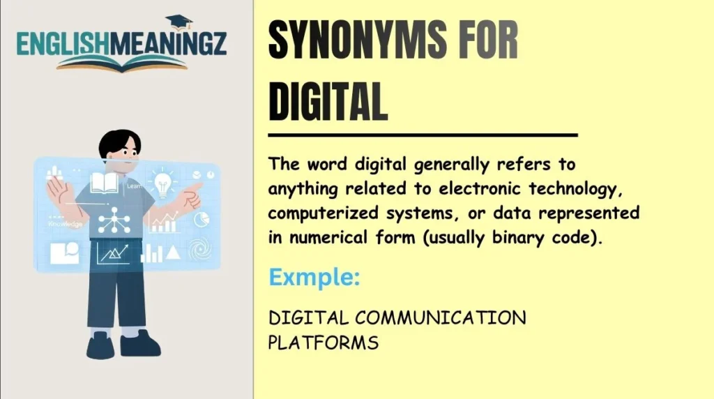 Synonyms for Digital