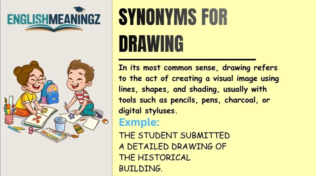 Synonyms for Drawing
