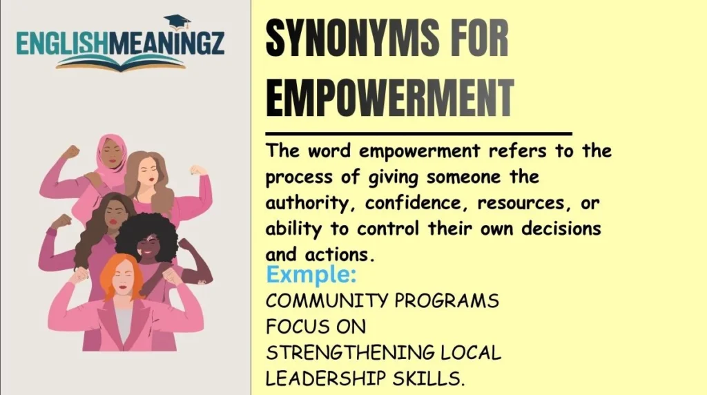 Synonyms for Empowerment