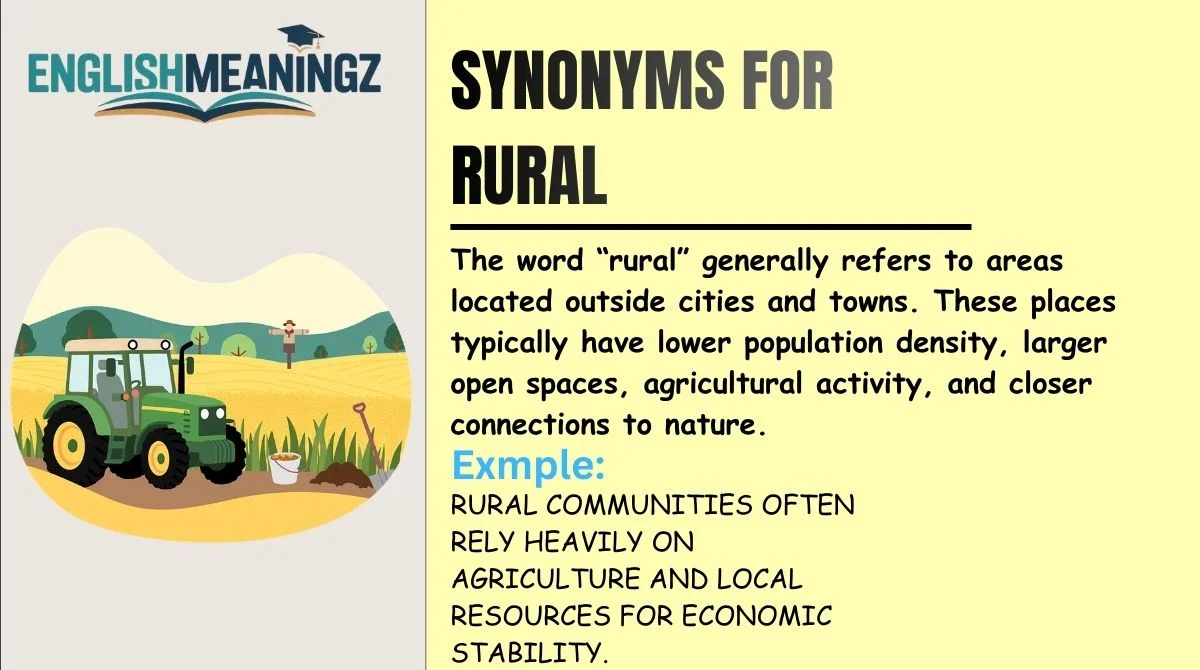 Synonyms for Rural